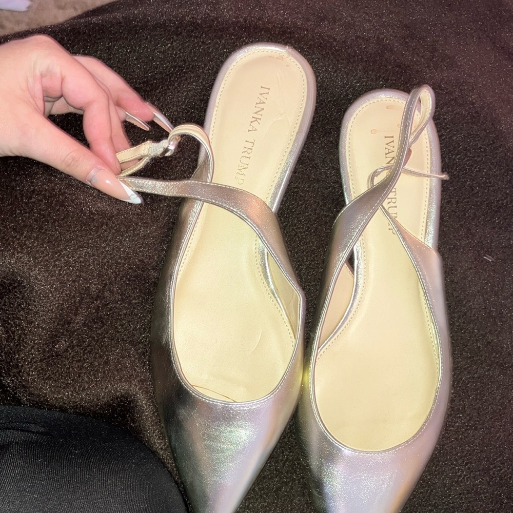 Ivanka Trump Silver Women's Shoes